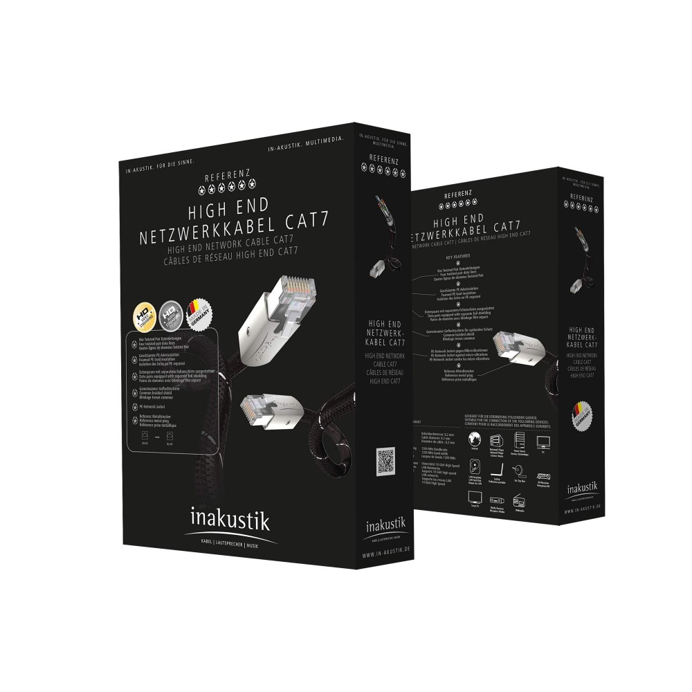 Nettverkskabel CAT7 - Reference - Inakustik