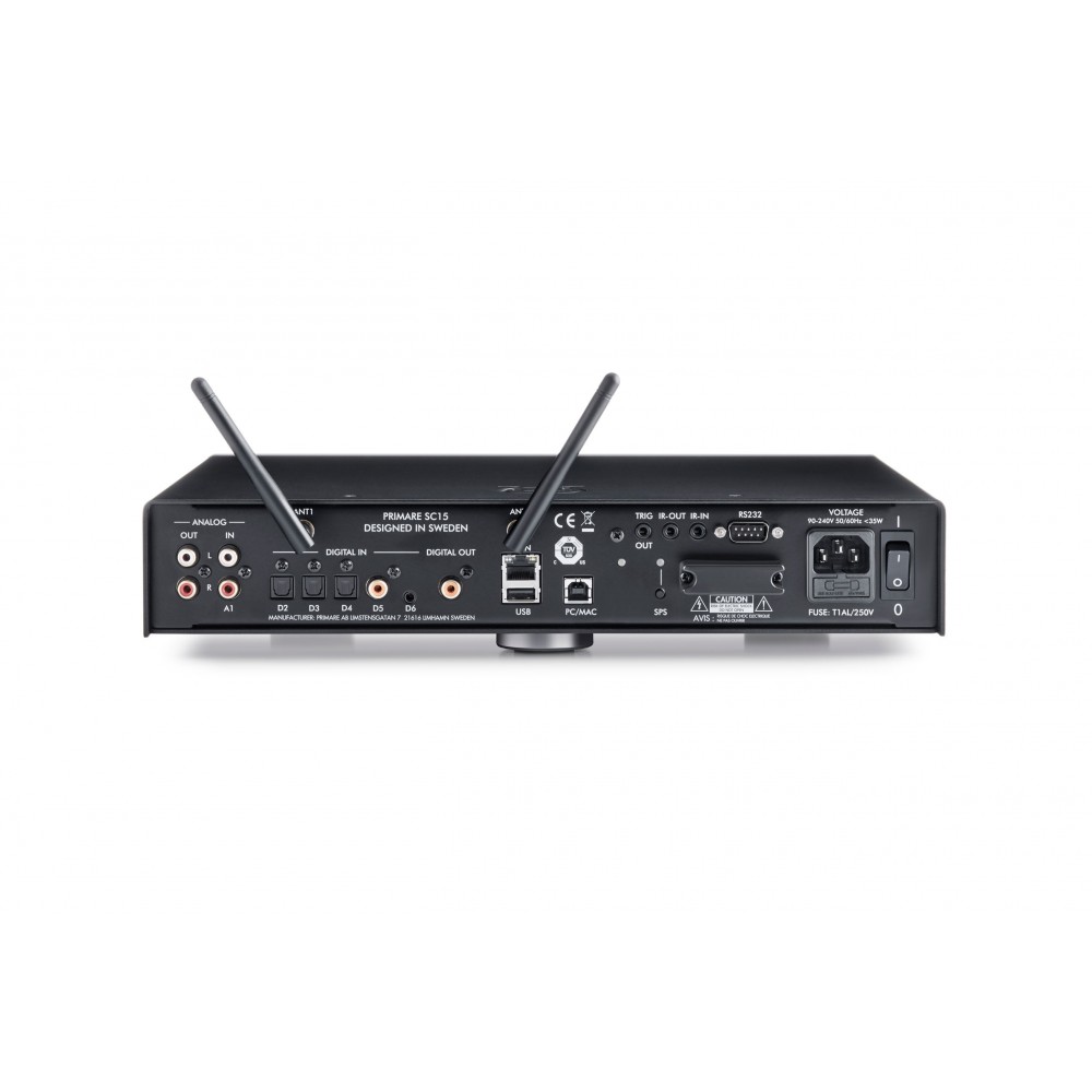 Primare SC15 - Forforsterker med DAC og nettverksspiller med WiSA
