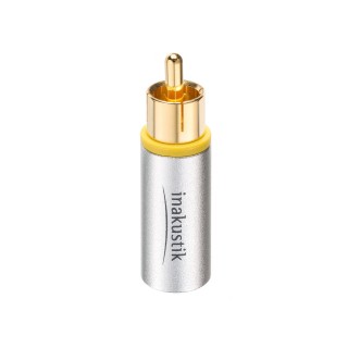 RCA-plugg "twist on" metall in-akustik Excellence