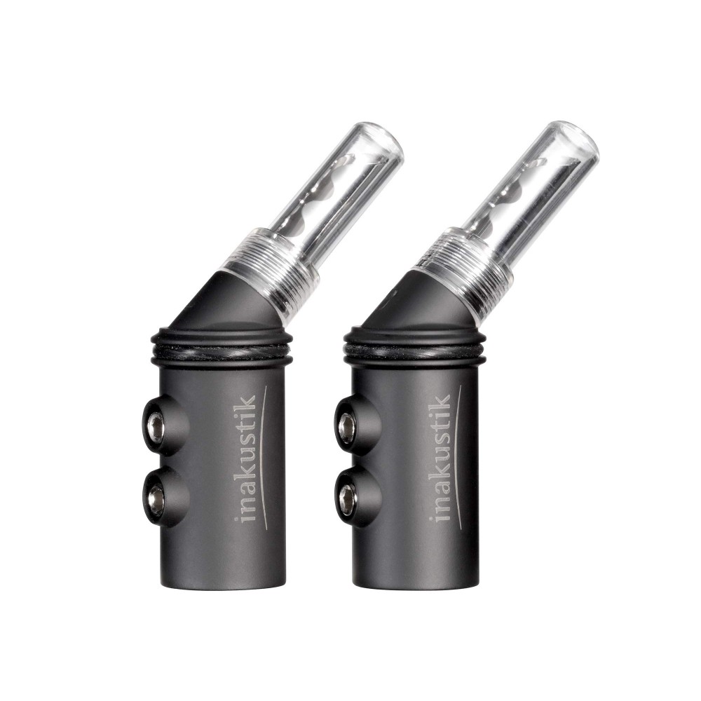 Bananplugg rhodium BFA-103 vinkel - Reference - Inakustik