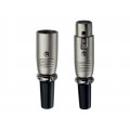 XLR-plugg metall - Premium - Inakustik