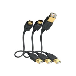 USB-kabel (A-Mini A) - In-akustik Premium