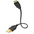 USB-kabel (A-A micro) - In-akustik Premium