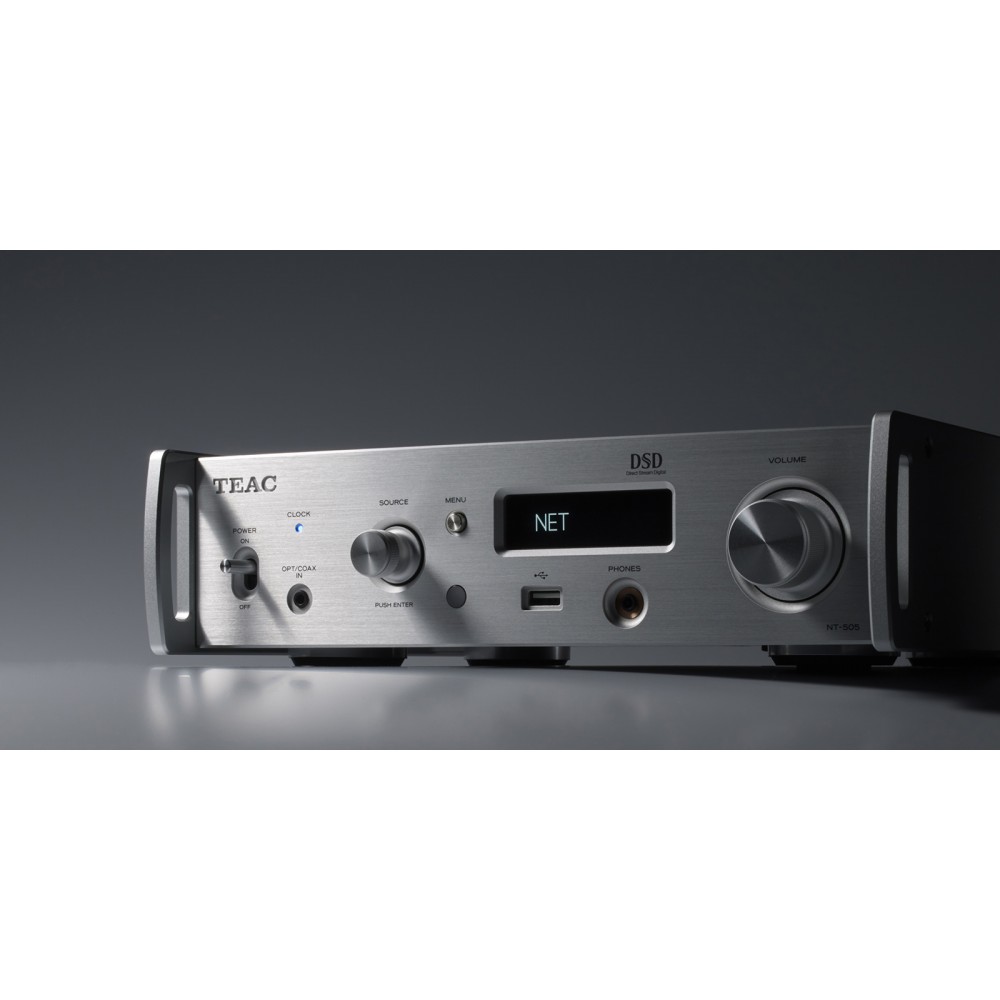 TEAC NT-505 forforsterker med DAC og nettverkspiller