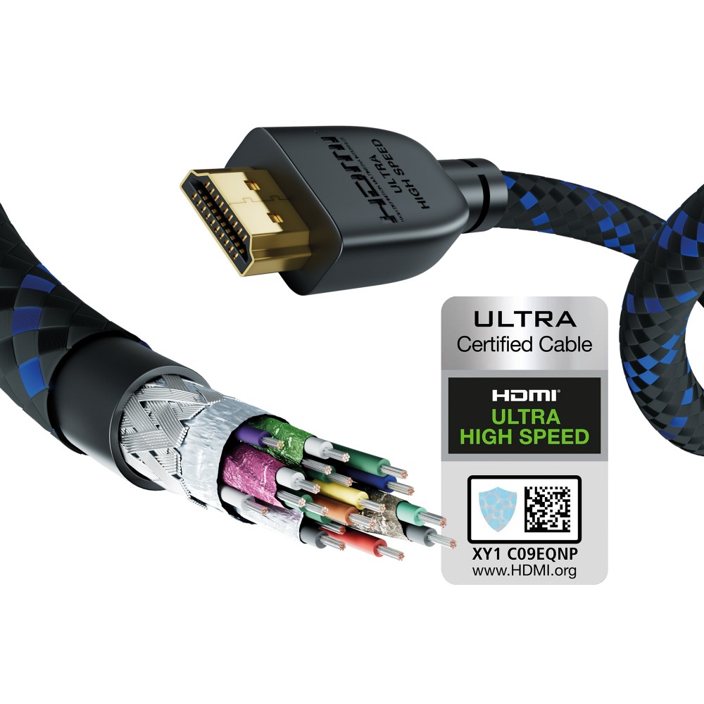 HDMI-kabel (HDMI 2.1, 10K/120Hz, 48Gbps) - Premium - in-akustik