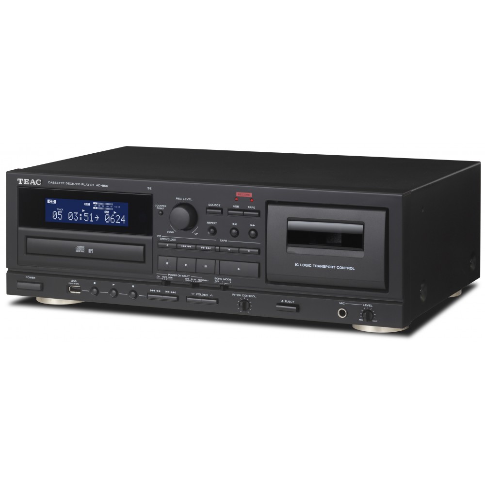 TEAC AD-850-SE kombi kassettspiller / cd-spiller med USB-opptak