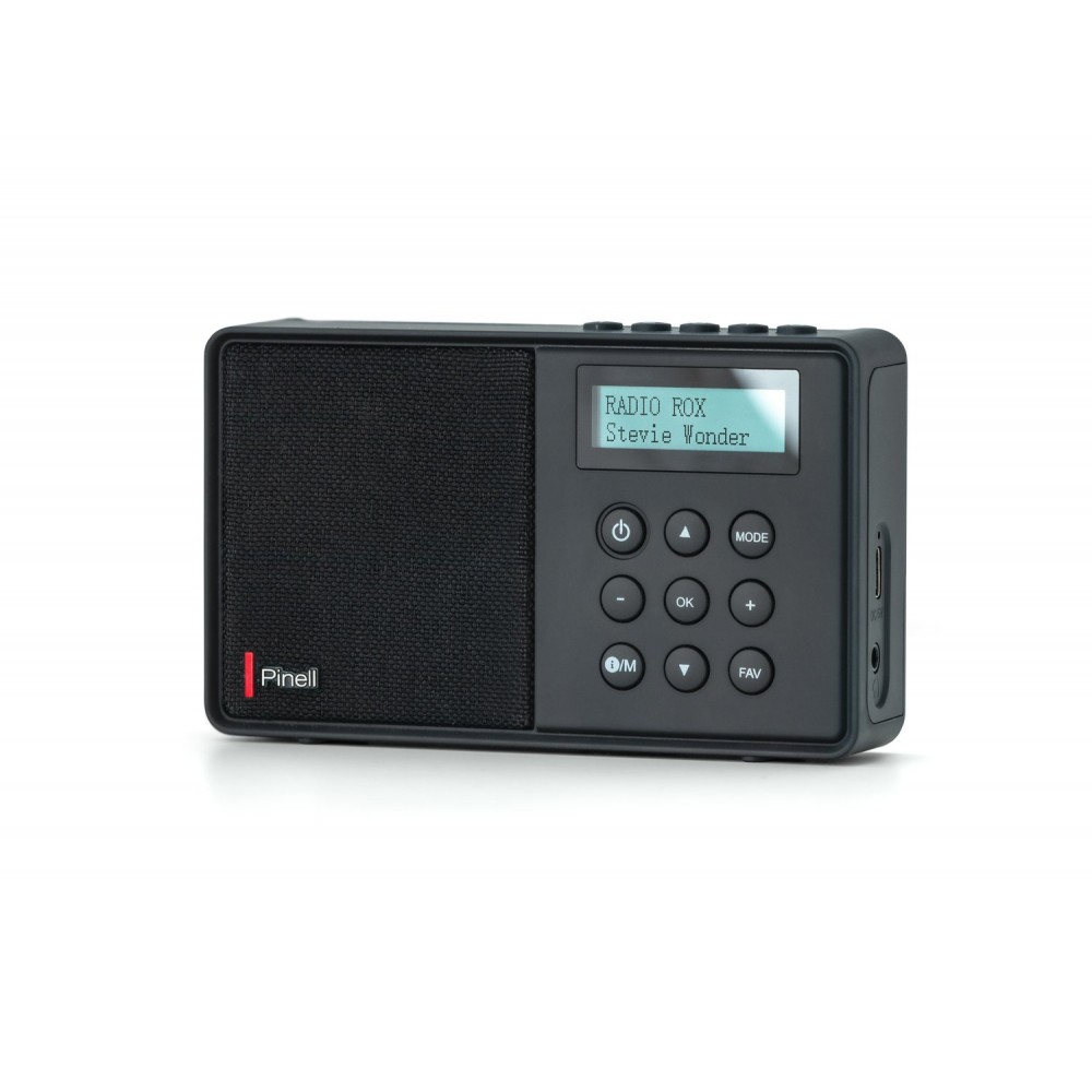 Pinell Supersound Micro - Oppladbar radio med FM/DAB+