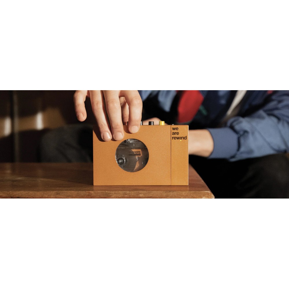 We Are Rewind - Bærbar kassettspiller med bluetooth