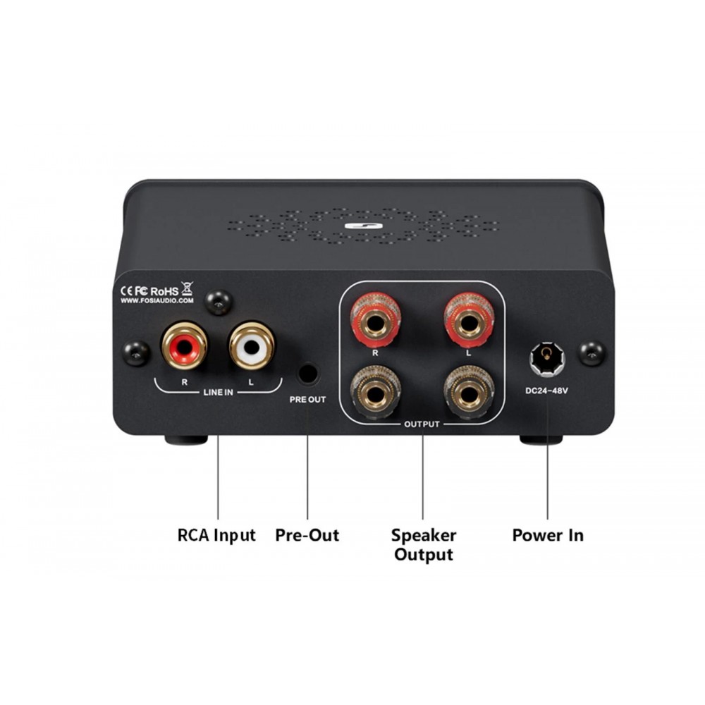 Fosi V3 analog stereoforsterker