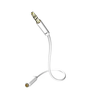 Minijack forlengeleskabel (3,5 mm M-F) - Inakustik Premium