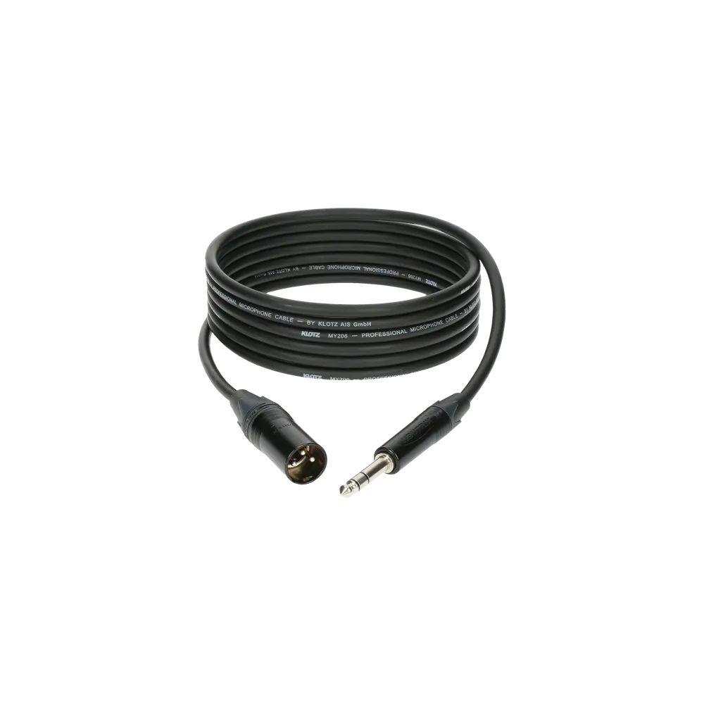 XLR (M) til jack signalkabel Klotz