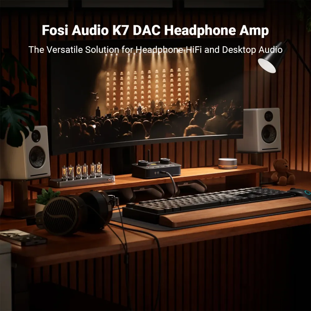 Fosi K7 DAC og hodetelefonforsterker