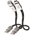 USB-kabel (A-B) - In-akustik Reference