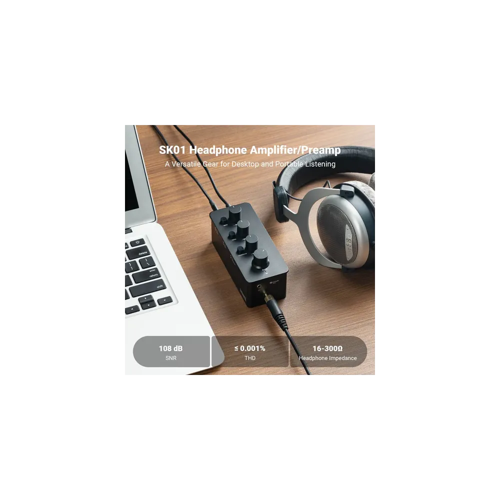 Fosi SK01 hodetelefonforsterker